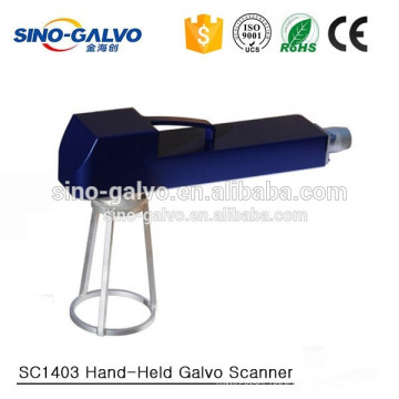 Very compact SC1403 Hand-Held Galvo Scanner for laser marking